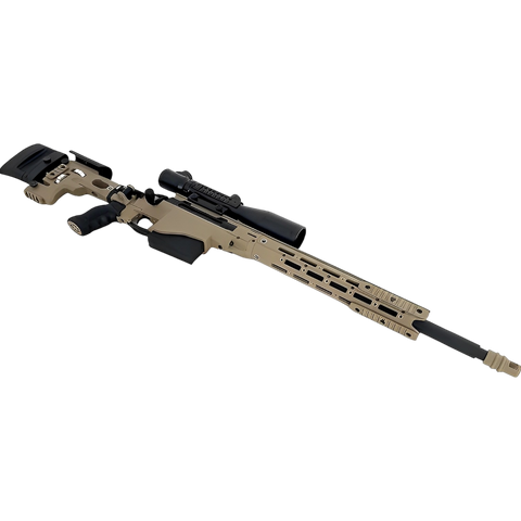 JIEYING MSR sniper gel blaster with long-range firing capability and ergonomic adjustable stock. JIEYING MSR sniper gel blaster with long-range firing capability and ergonomic adjustable stock.