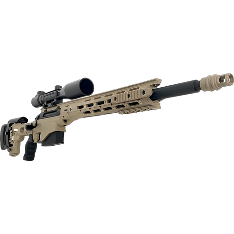 MSR gel blaster sniper by JIEYING with nylon body, semi-auto firing mode, and precision shooting scope. MSR gel blaster sniper by JIEYING with nylon body, semi-auto firing mode, and precision shooting scope.