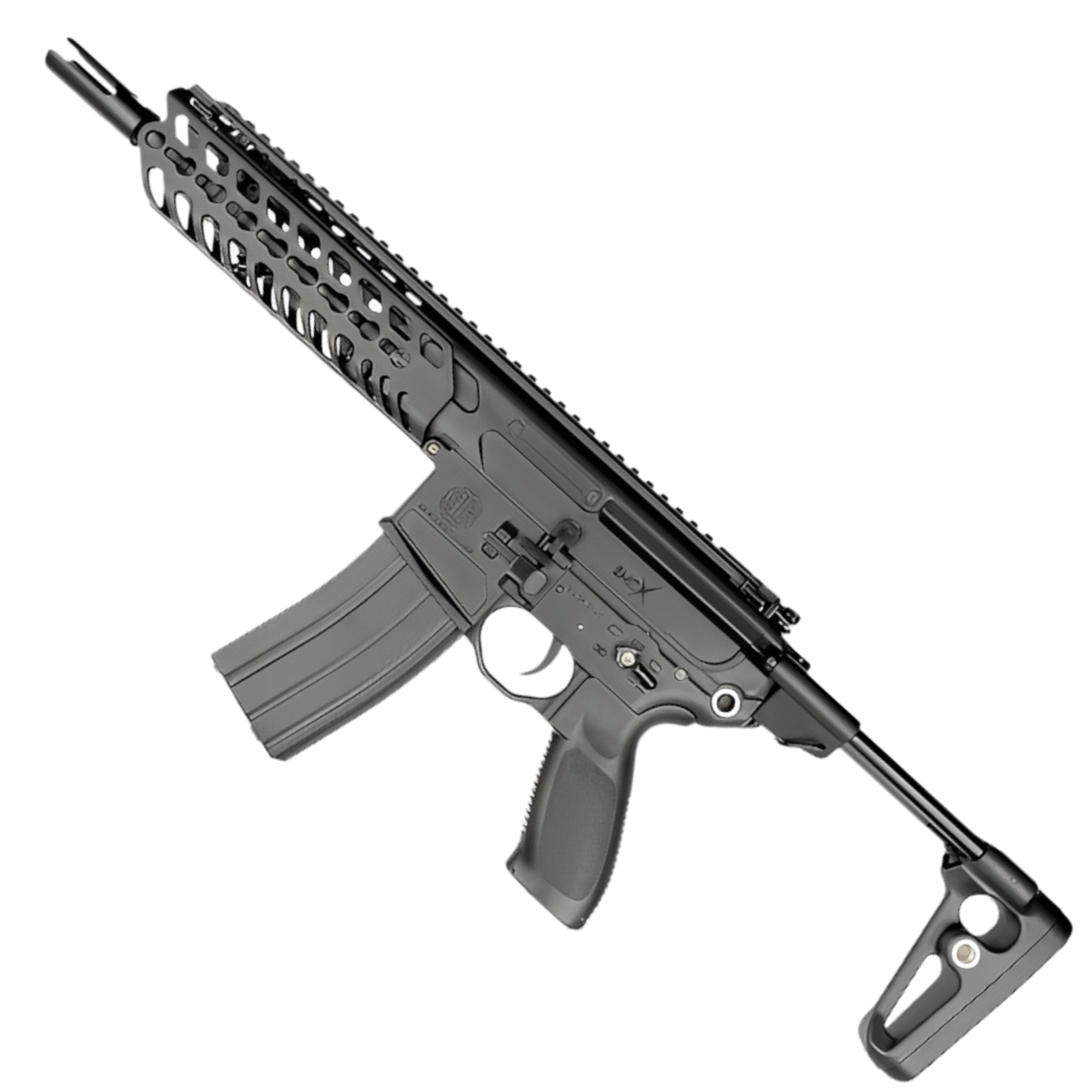 Lehui SIG MCX gel blaster in black with long-range precision, durable build, and tactical design. Lehui SIG MCX gel blaster in black with long-range precision, durable build, and tactical design.