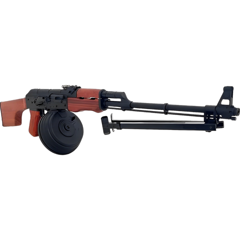 RPK gel blaster by XIANGWEISHE with reinforced metal components and ergonomic handgrip for stability.